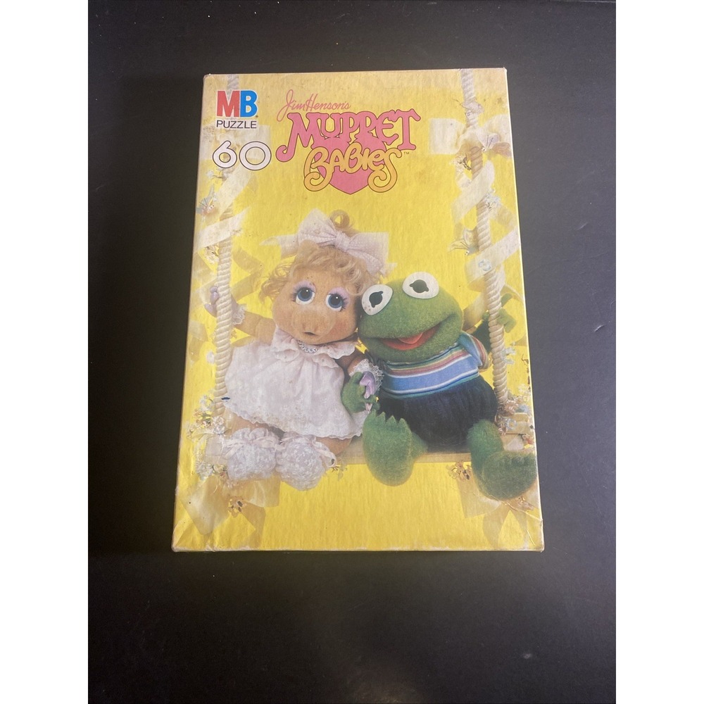 Vintage 1984 Muppet Babies Milton Bradley 60 Piece Puzzle All Pieces Counted